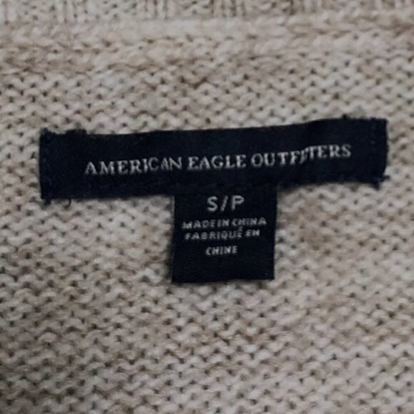 American Eagle Patterned Details Pullover Crew Neck Sweater - Picture 6 of 8